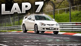 Integra DC5 Lap 7 of the Nurburgring [upl. by Ludlow619]