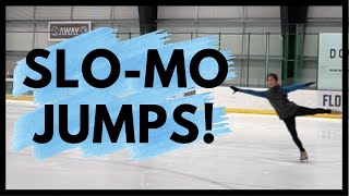 Figure Skating Jumps Explained  SLOW MOTION Singles [upl. by Nnaeirb]