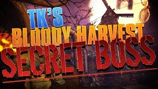 Tks Bloody Harvest  SECRET BOSS Clark the Combusted Cryptkeeper Borderlands 2 Gameplay [upl. by Omland375]