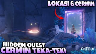 Lokasi 6 Cermin Fontaine  Hidden Quest Cermin Teka  Teki  Genshin Impact 42 [upl. by Fatima]