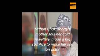 Mithun Chakrabortys mother sold her gold jewellery and made a big sacrifice shorts yt ytshorts [upl. by Attelrahc]