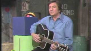 Sesame Street Johnny Cash And Biff Sing Five Feet High [upl. by Noteek]