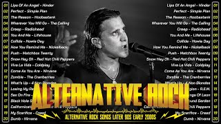 Alternative Rock 90s Hits ⚡⚡ Nirvana Green Day Creed Audioslave Metallica Linkin Park Hinder [upl. by Sams]