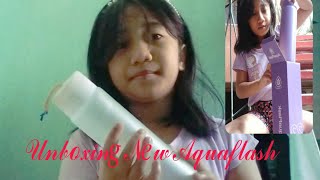 MY NEW AQUAFLASH UNBOXING WITH TOUR BUILDING  Chekie Vlog [upl. by Ahseinat]