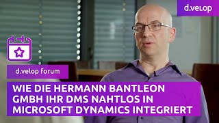 Wie die Hermann Bantleon GmbH ihr Dokumentenmanagement nahtlos in Microsoft Dynamics integriert [upl. by Roach]