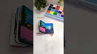 Moonlight painting art artshorts painting shortsviral drawing sunset shorts yt ytshots diy [upl. by Ankeny]