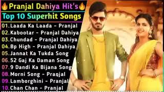 Pranjal Dahiya New Songs  New Haryanvi Song Jukebox 2024  Pranjal Dahiya Best Haryanvi Songs 2023 [upl. by Bekah986]