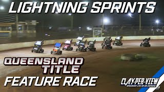 Lightning Sprints  Queensland Title  Maryborough  3rd Feb 2024  ClayPerView [upl. by Ahselrac]