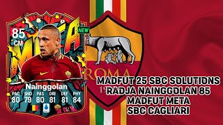 Madfut 25 Sbc Solutions Radja Nainggolan Cagliari [upl. by Haimrej]