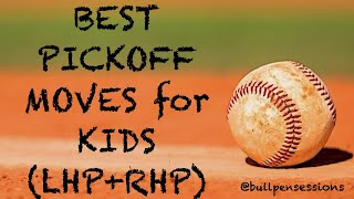 BEST PICKOFF MOVES for KIDS [upl. by Bohun]