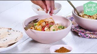 Recette facile de Biryani de poulet [upl. by Yatnoed]