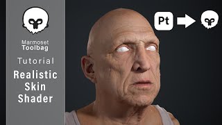 How to Create Realistic Skin Shader in Marmoset Toolbag 4 [upl. by Hillel]