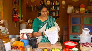 Making Paneer from Milk  Paneer Butter Masala  A Life Of Tamil Tradition  The Traditional Life [upl. by Melicent]