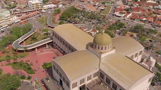 SANTUÁRIO BASÍLICA DO DIVINO PAI ETERNO  TRINDADE  GO IMAGENS AÉREAS [upl. by Josselyn439]