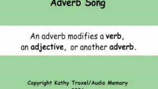 Adverb Song [upl. by Aitas727]