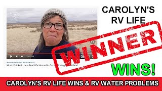 Carolyns RV Life WINS with Nomadland amp RV Water Problems [upl. by Yerok]