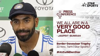 Skipper Jasprit Bumrah looks confident enough ahead of the ToughestRivalry  AUSvINDOnStar [upl. by Ahsiat]