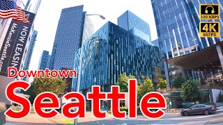 🇺🇸 Seattle Downtown Walking Tour 8th Ave with Immersive City Sound 🔊 4K60fpsHDR320kbps [upl. by Sedinoel]