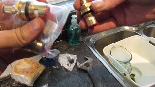 How to fix a leaking mixer kitchen tap faucet uk  Mixer tap leak repair [upl. by Aicnilav]