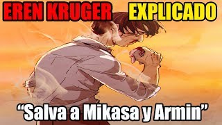 quotSALVA A MIKASA Y ARMINquot EREN KRUGER  SHINGEKI NO KYOJIN TEORIA 98 [upl. by Ettenil]