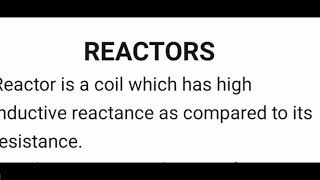 SGP Lec10 Current Limiting Reactors Part01 [upl. by Damien209]