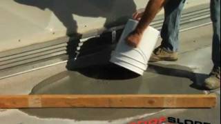 The Basics of RoofSlope 3 Easy Steps to Eliminate Ponding Water Spanish  090111 [upl. by Ynohtnaed]