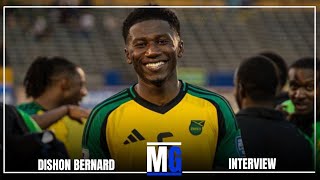 Reggae Boyz Di’ Shon Bernard post match interview [upl. by Pardo]