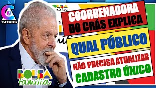 📢COORDENADORA DO CRAS EXPLICA QUAL PÚBLICO NÃO PRECISA ATUALIZAR O CADASTRO ÚNICO NOVAMENTE [upl. by Iruy756]