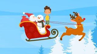 ❤️Canción de NAVIDAD en INGLES con LETRA para NIÑOS BELLA animación para cantar en INGLES 🎅☃️ [upl. by Koehler891]