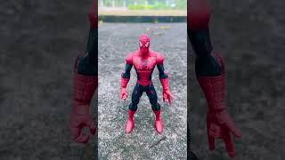 Random Toy Superhero Battle Between Alpha Hero and Venom  Marvel Toys shorts superhero toys [upl. by Oniratac]