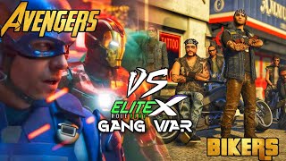 Gang War Avengers vs Bikers  First Gang war on EliteX  GTA Roleplay Tamil  The Name is OI GAMING [upl. by Sitelc534]