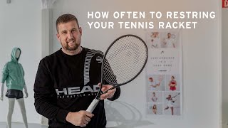 How often to Restring Your Tennis Racket  HEAD [upl. by Map]