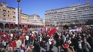 1 mai feiring på Youngstorget i Oslo [upl. by Aihsiyt]