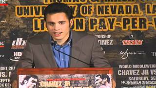 Chavez Jr vs quotMaravillaquot Martínez Rueda de prensa [upl. by Hermia]