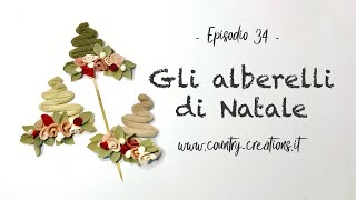 Tutorial 🎄Alberelli di Natale 🎄 [upl. by Olpe]