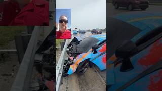 Jack Doherty crashes his McLaren on Turnpike in South Florida [upl. by Manchester]