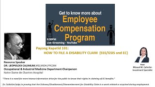 SSSGSISEC DISABILITY CLAIM PAYONG KAPATID 101 HOW TO FILEPROCESS A CLAIM [upl. by Seaden699]