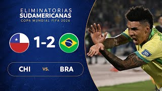 CHILE vs BRASIL 12  RESUMEN  ELIMINATORIAS SUDAMERICANAS  FECHA 9 [upl. by Retnyw]