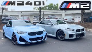 2025 BMW M2 VS M240i Which One is REALLY Worth the Money [upl. by Arreik]