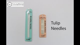 How to use Tulip Beading Needles [upl. by Thorley108]