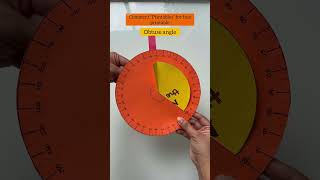 Rotating Protractor mathgames angles earlymathskills earlychildhoodeducation [upl. by Milewski28]