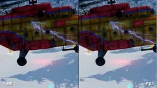 SSX 2012  PS3 vs Xbox 360 graphics SPLIT SCREEN [upl. by Repotsirhc124]