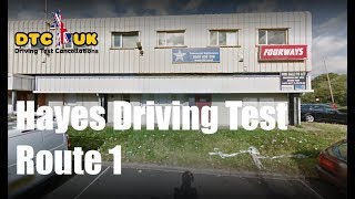 Real UK Driving Test pass at Hayes  Recording of Official Driving Test UK [upl. by Marsh]