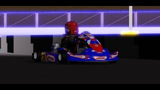 2024 SKUSA SuperNationals Roblox Lap onboard Mini KartChaser KartClass miniswift supernats [upl. by Htrahddis]