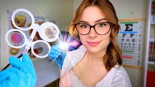 ASMR Eye Exam Roleplay Light Triggers for Sleep amp Relaxation💡 [upl. by Gnehp]