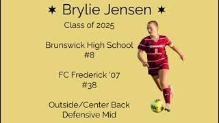 Brylie Jensen Defensive MidFullback Highlights 2023 [upl. by Aima]