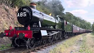 GWR 4930 Hagley Hall leaving Bewdley Severn Valley Railway [upl. by Jarlathus]