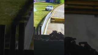 Martin Truex Jr near flip  Monza [upl. by Jermain]