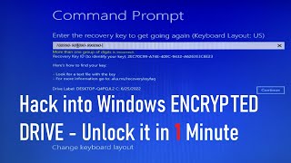 Unlock Turn off BitLocker ENCRYPTED Drive WITHOUT a RECOVERY KEY in 1 Minute [upl. by Eduard]