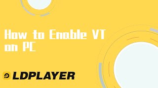 How to Enable VT Virtualization Technology on PCampLaptop [upl. by Cox]